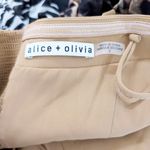 Alice + Olivia Sachiko Strapless Cargo Utility Multi Pocket Jumpsuit Jumper Tan Photo 2