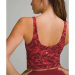 Lululemon Align Cropped Tank Top In Spray Leaf Fireside Red Multi Size 2 Photo 1