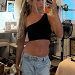 One Shoulder Sparkle Top Photo 1