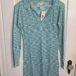 l*space L*  Revolve Aria Long Sleeve Collared Bodycon Dress in Sky New W-304 Sz M Photo 4