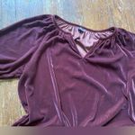 Old Navy  Maroon Velvet Mini Dress Size Women’s XS Photo 2