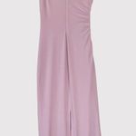 ZARA  Womens Dress Pink Maxi Ruched Sheath Sleeveless Formal Bridesmaid Medium Photo 4