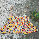 BCBGeneration  Floral Cropped Babydoll Cami Photo 0