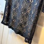 White House | Black Market Tacera Lace Overlay Sheath Dress Long Sleeve Lined Knee Length Womens Medium # Photo 5