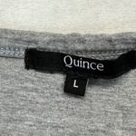 Quince T-Shirt Dress Casual Comfy Everyday Lyocell Blend Gray Size L Photo 3
