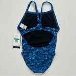 Nike  Women's Vibrant Blue One-Piece Swimsuit Photo 10