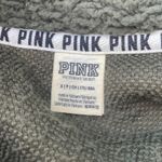 PINK - Victoria's Secret Pink! Victoria Secret green faux Sherpa quarter zip pullover sweater size small Photo 1