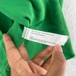 Eloquii Maxi Skirt Womens 22 Green Ruched Front Slit Back Zip Modern Minimalist Photo 6