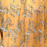 Kensie Jeans Womens Blouse Size Small Pleated Floral High Neck Office Business Photo 6