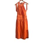 Karen Millen Cotton Poplin Halter Woven Midi Dress, New with Tags Photo 2