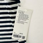 Lululemon Love Tank Top True Stripe True Navy White Plus Size 14 NEW $38 Cotton Photo 3