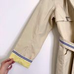Dennis Basso ‎ Hooded Trench Coat Khaki Size M Photo 1