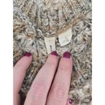 MOTH by Anthropologie Textured Wool Blend Sweater Pullover Earth Tones Small Brown Photo 4