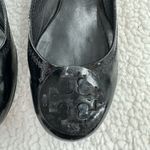 Tory Burch Reva Amy Black Patent Leather Casual Block Heel Photo 7