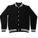 Walls are For Murals Black Bomber Jacket Unisex M Photo 3