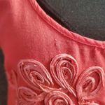 Free People size S coral asymmetrical Handkerchiefs hem blouse tank top Photo 12