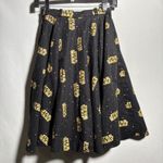 Star Wars Black Gold All Over Print A Line Skirt Womens XS Geek Dork Comic Con Photo 1