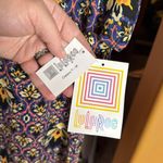 LuLaRoe NWT  Classic T Purple Coral Yellow with Floral Pattern Size Medium Photo 6