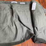 Hollister Women’s Sz 3 Ultra High Olive Green Corduroy Skirt Zip Front Multi Zip Photo 11