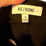 RE/DONE  Black Cutoff Denim‎ Shorts nwot Photo 3