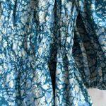 House Of Harlow 1960 Floral Blue Puff Sleeve Romantic Feminine Dress Size Medium Yellow Photo 4