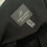 Adrianna Papell  Crepe Back Satin Ruffle Shift Dress Photo 4