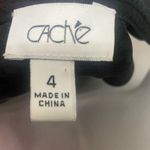 Cache Black Silk Blend Ruffle Dress Photo 3