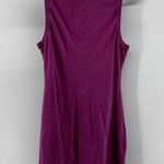 l*space L Seaview Mini Dress Twist Front Crew Neck Chic 100% Cotton Pink Small Photo 3