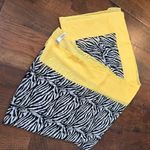 Chico's CHICO’S zebra print and yellow accent wrap, NWOT Photo 3