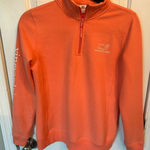 Vineyard Vines Size x Small tangerine colored sweats warm winter sweatshirt Photo 0