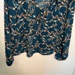 Melrose and Market Long Sleeve Ruffle Top Japanese Branches Photo 6