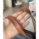 Madewell $198  Black Tan Genuine Leather Zip Top Transit Tote Crossbody Bag EUC Photo 3