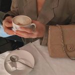 designer logo pendant on chain necklace Gold Photo 12