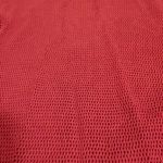 American Eagle ⭐️ AEO Red 3/4 Sleeve Crewneck Crochet Sweater XS Photo 3