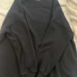 Aerie  Black Waffle Crewneck Photo 0