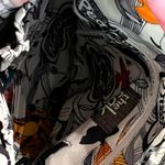 The Sak  Leather Silver Metallic Crossbody Clutch Foldover Handbag EUC Photo 11