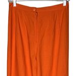 Jessica Howard Pants Womens 8 Petite Orange Linen Blend Relaxed Trouser Vintage Photo 3
