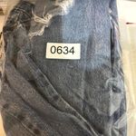 Wild Fable Baggy Jeans Women's 12 Blue Denim Cotton Stretch High-Rise Distressed Photo 9