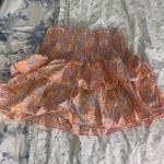 Olivaceous Floral Ruffle Skirt  Photo 1