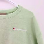 Champion  Reverse Weave Light Green Sweatshirt Photo 1