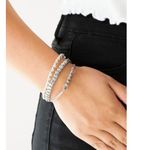 Paparazzi Ultra Modern White Urban Bracelet (44) Photo 0