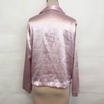 Victoria's Secret Victoria’s Secret iridescent metallic pink button up lounge pj pajama shirt L Photo 2
