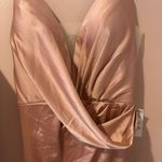 Cinderella Elegant Satin Evening Gown in Rose Photo 2