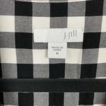 J.Jill Black&White Gingham Tunic Shift Dress Sz.M Black Size M Photo 6