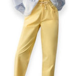 Anthropologie  Antik Batik Kim Trousers Yellow Size S NEW Photo 0