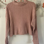 American Eagle  Outfitters Soft Pink Knit Sweater Photo 0