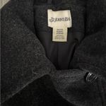 st. john's bay  Classic Charcoal Wool & Cashmere Blend Pea Coat Photo 5