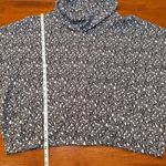 Habitat  Animal Print Sweater‎ Cowl Neck Size XS Gray Black Photo 7