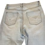 Hudson Jeans Hudson Holly Straight Leg Jeans High Waist Light Wash Frayed Hem Womens Size 27 Photo 3