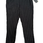 ShoSho Plaid Butt Lifting Fashion Leggings in Black, Size 2X​​​ Black Photo 0